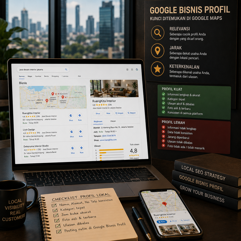 Cara Optimasi Google Bisnis Profil untuk Usaha di Jakarta