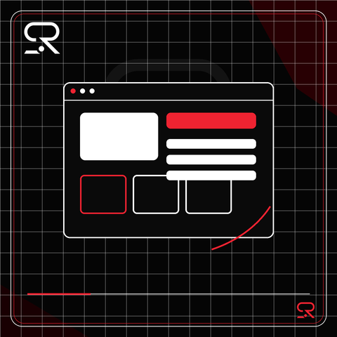 SingRank abstract web design branding strategy illustration