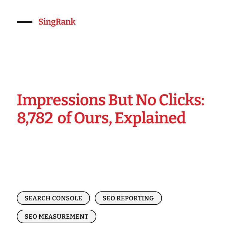 Impressions But No Clicks: 8,782 of Ours, Explained